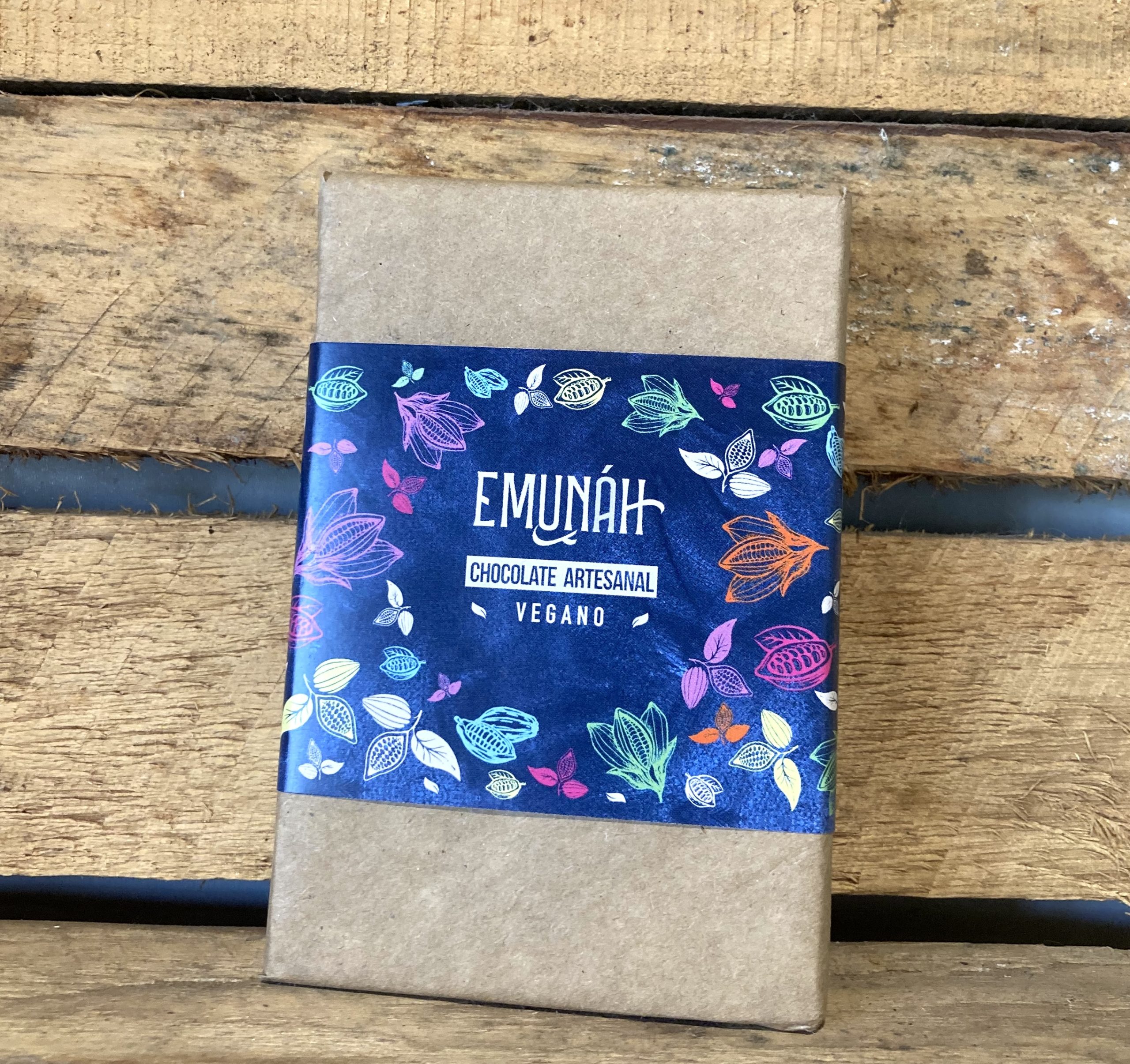 Chocolate vegano artesanal Emunah