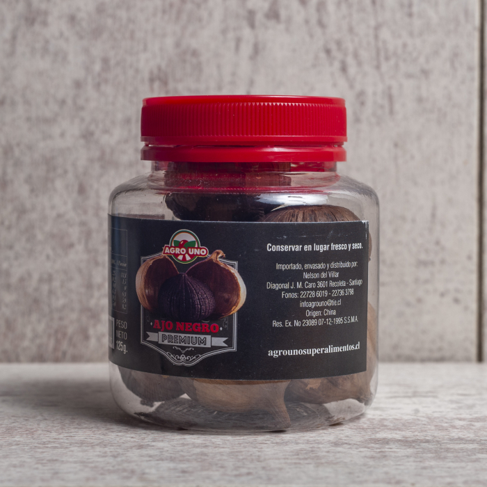 Ajo negro pote 125 gr Ajo negro pote 125 gr