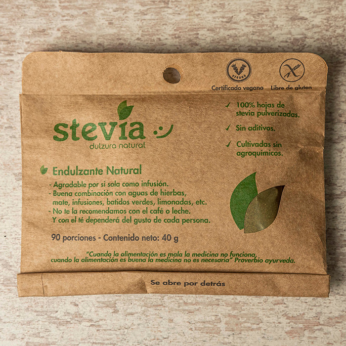 Stevia pulverizada (40gr) Dulzura Natural Stevia pulverizada (40gr) Dulzura Natural