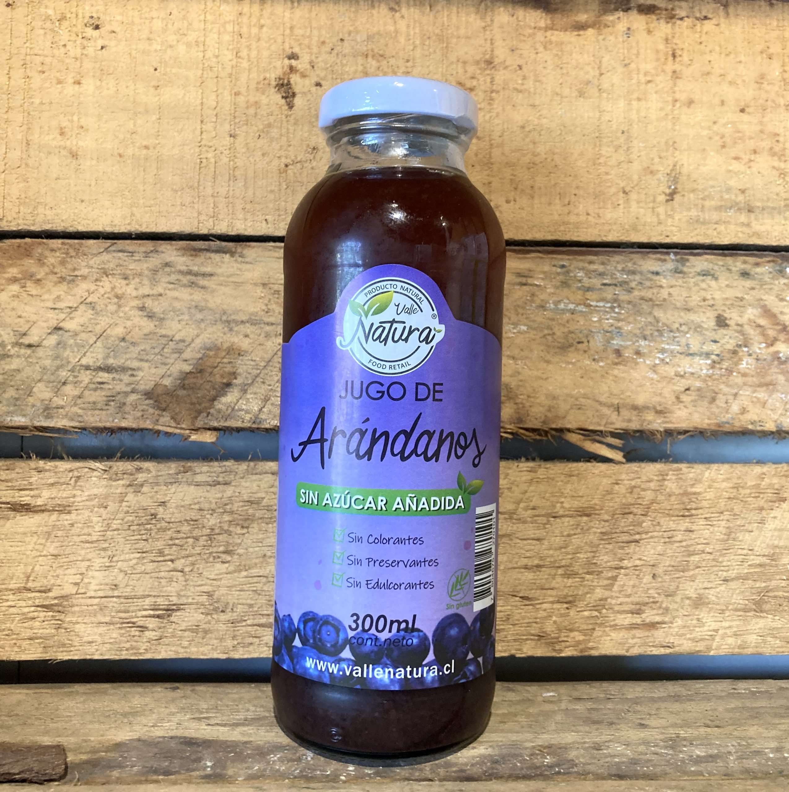 Jugos sin azúcar de Arándanos 300 ml